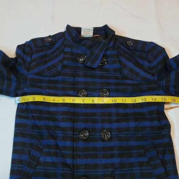 Fore!! Axel & Hudson Peacoat Jacket Blue and Black Cut # 122 Size Medium 5/6 - Picture 7 of 13